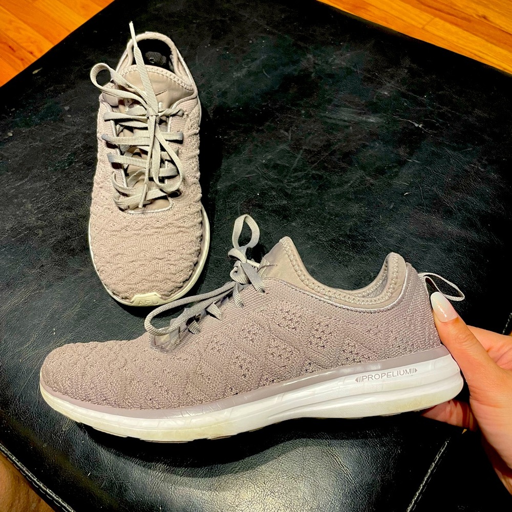 APL Propulsion Techloom Phantom Propelium knit active sport athletic run lilac 9